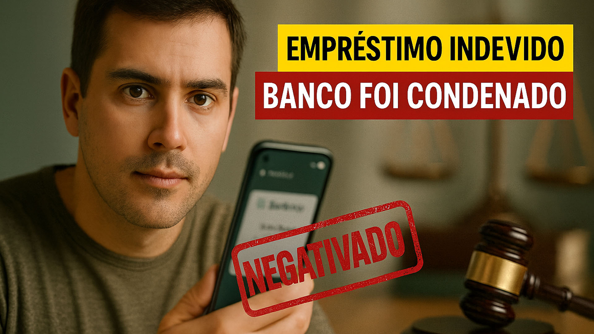 Banco digital cria renegociação indevida, negativa nome de cliente e descobre na justiça que terá que pagar indenização de R$ 3 mil