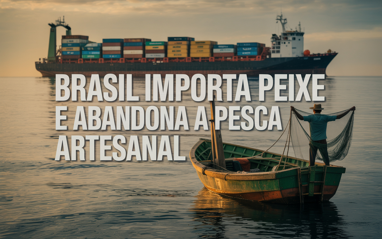 Com 7.400 km de litoral e um dos maiores reservatórios de água doce do planeta, o Brasil depende de peixes importados do Vietnã e do Chile enquanto a pesca artesanal afunda na falta de incentivo e políticas públicas