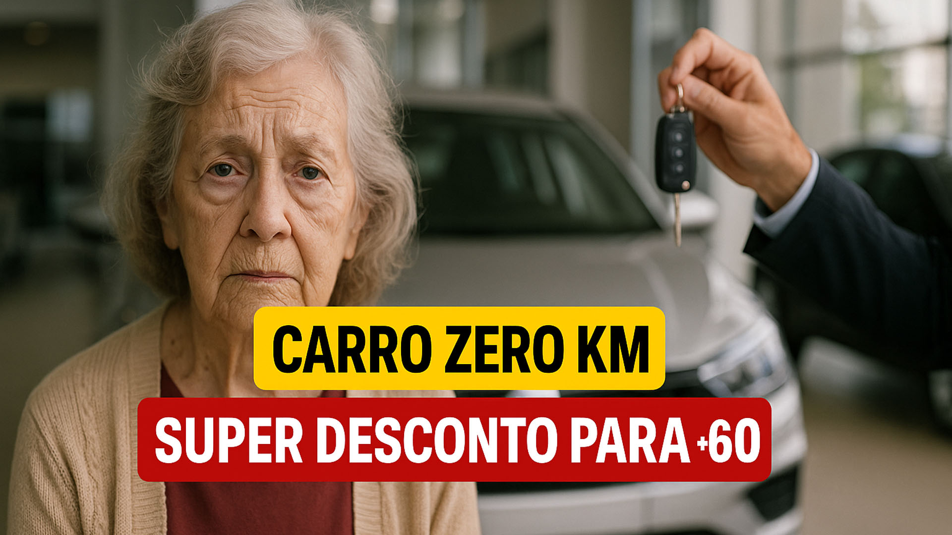 Brasileiros com mais de 60 anos podem ganhar carro zero com super desconto