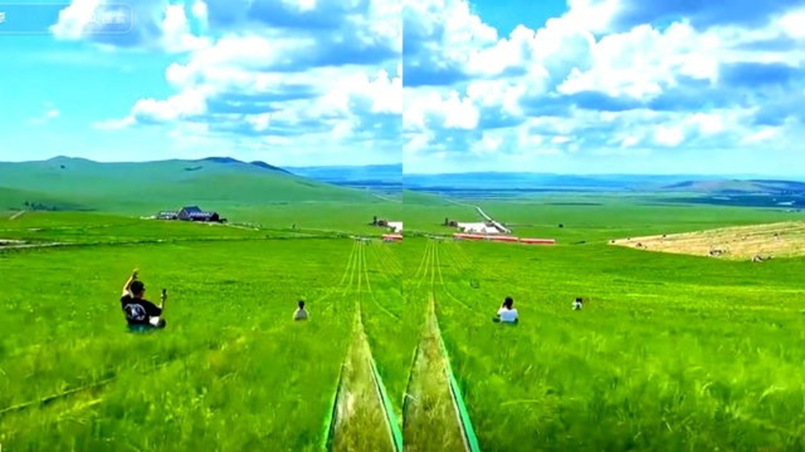 Tobogã de grama, Mongólia