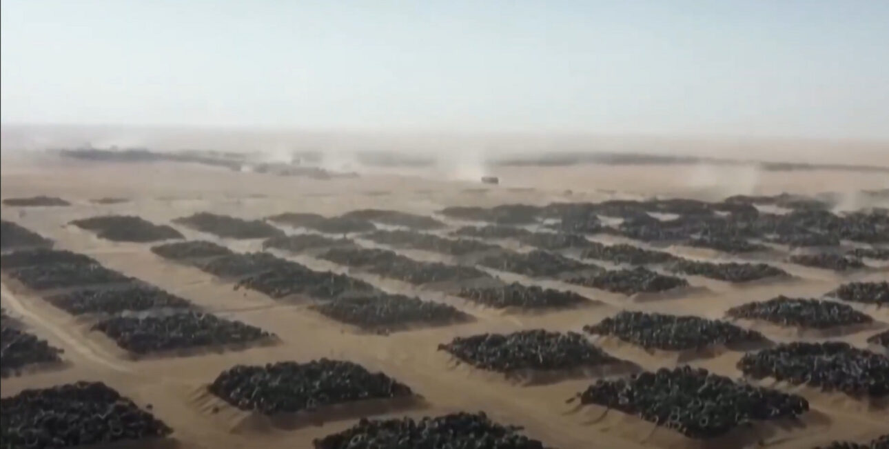 Cementerio de neumáticos, Neumáticos