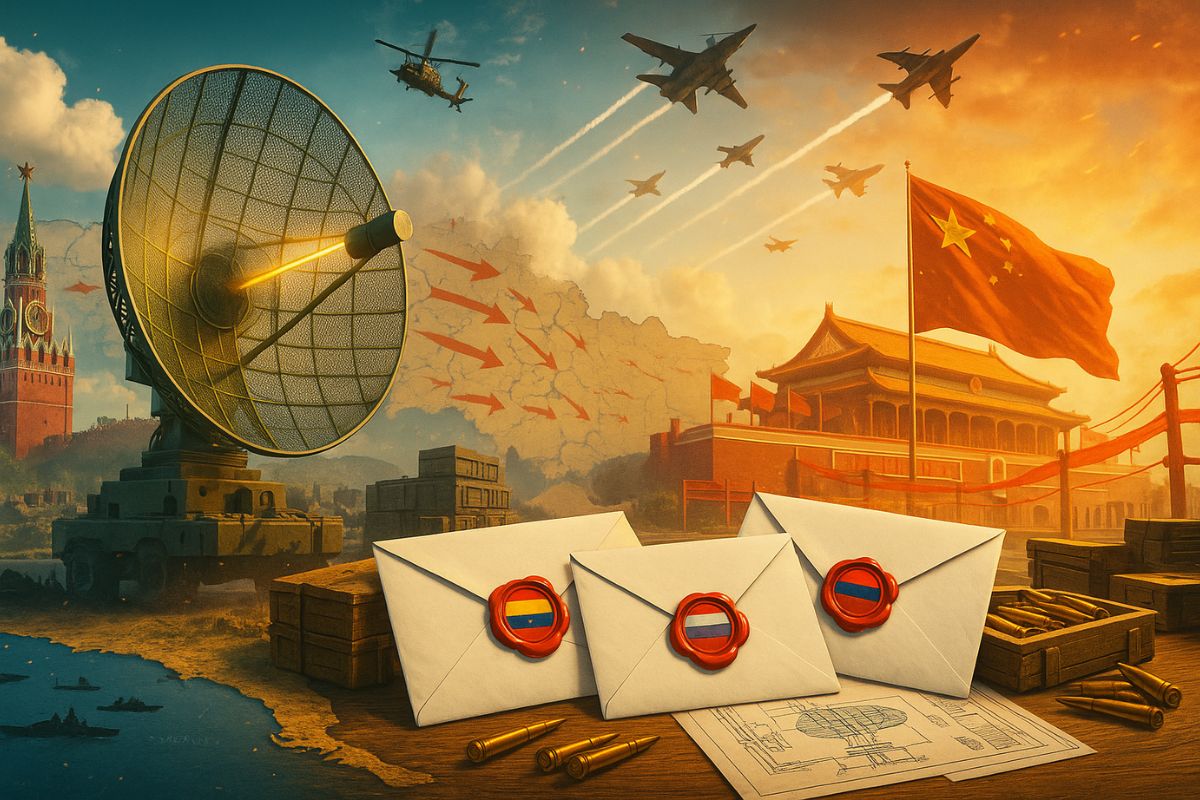 cartas de Maduro pedem reforço enquanto Rússia e China avaliam limites de apoio com foco em radares e manutenção elevando a vigilância e a dissuasão regional