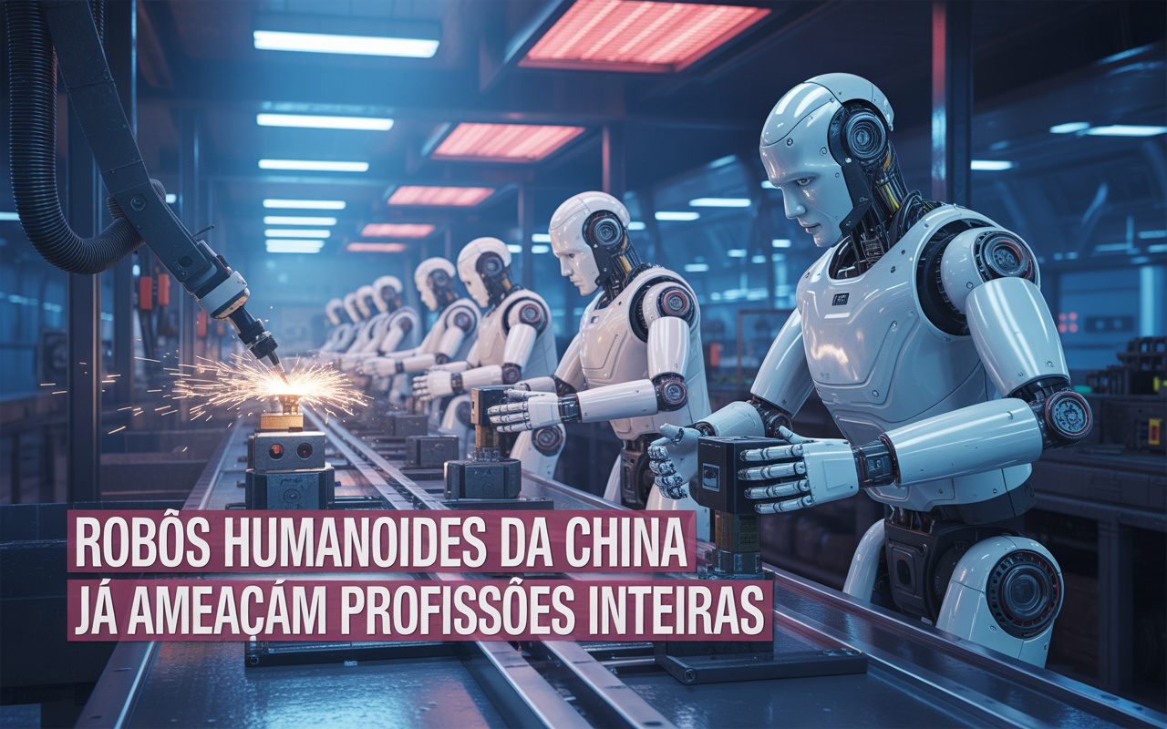 China coloca em operação “tropas” de robôs humanoides que trabalham sem descanso e inaugura fase que ameaça profissões inteiras na indústria global