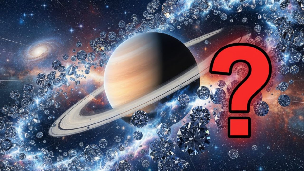 Imagen: Saturno y la lluvia de diamantes 
