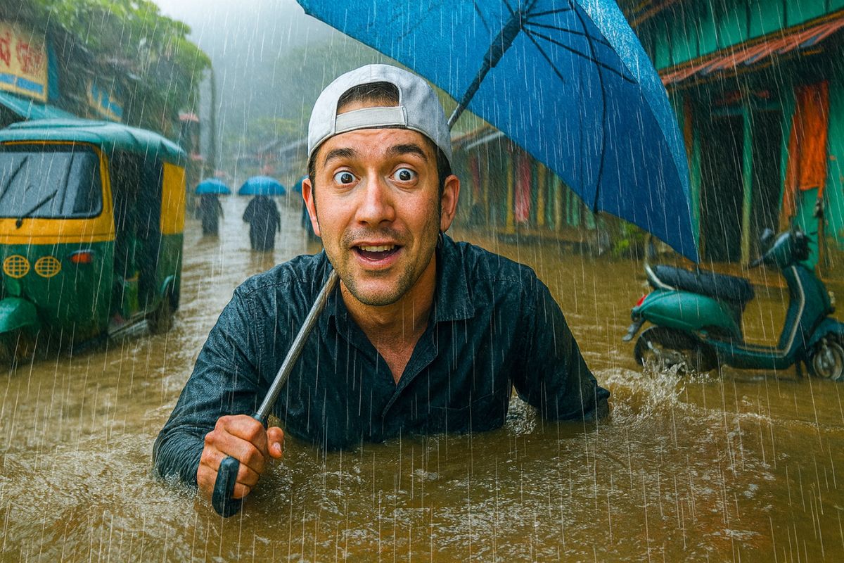 Na cidade mais úmida do planeta, a chuva molda pontes vivas, envolve vilas em neblina, escava cavernas milenares e revela uma rotina extrema em plena região montanhosa da Índia.