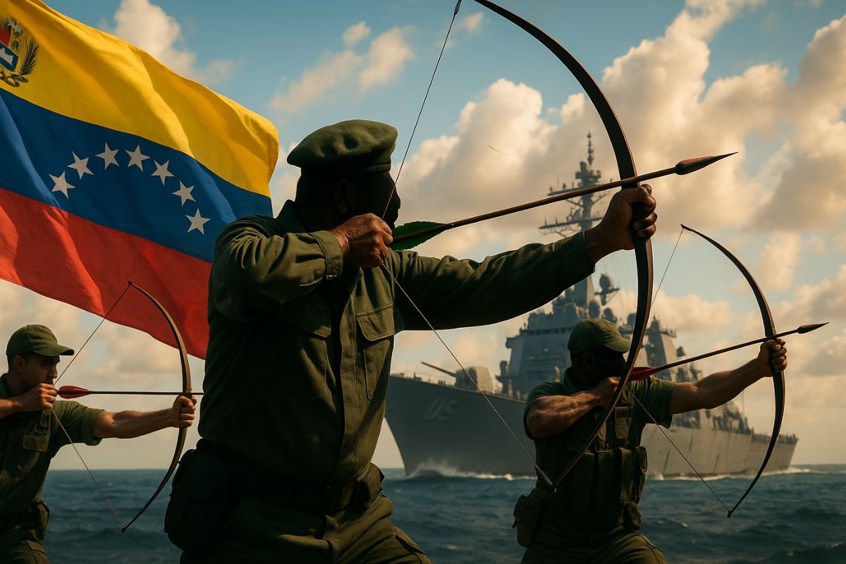 Flechas com veneno entram na estratégia de Maduro na Venezuela, com indígenas treinando militantes e brigadas com milhões de ativistas contra possível ataque dos EUA.