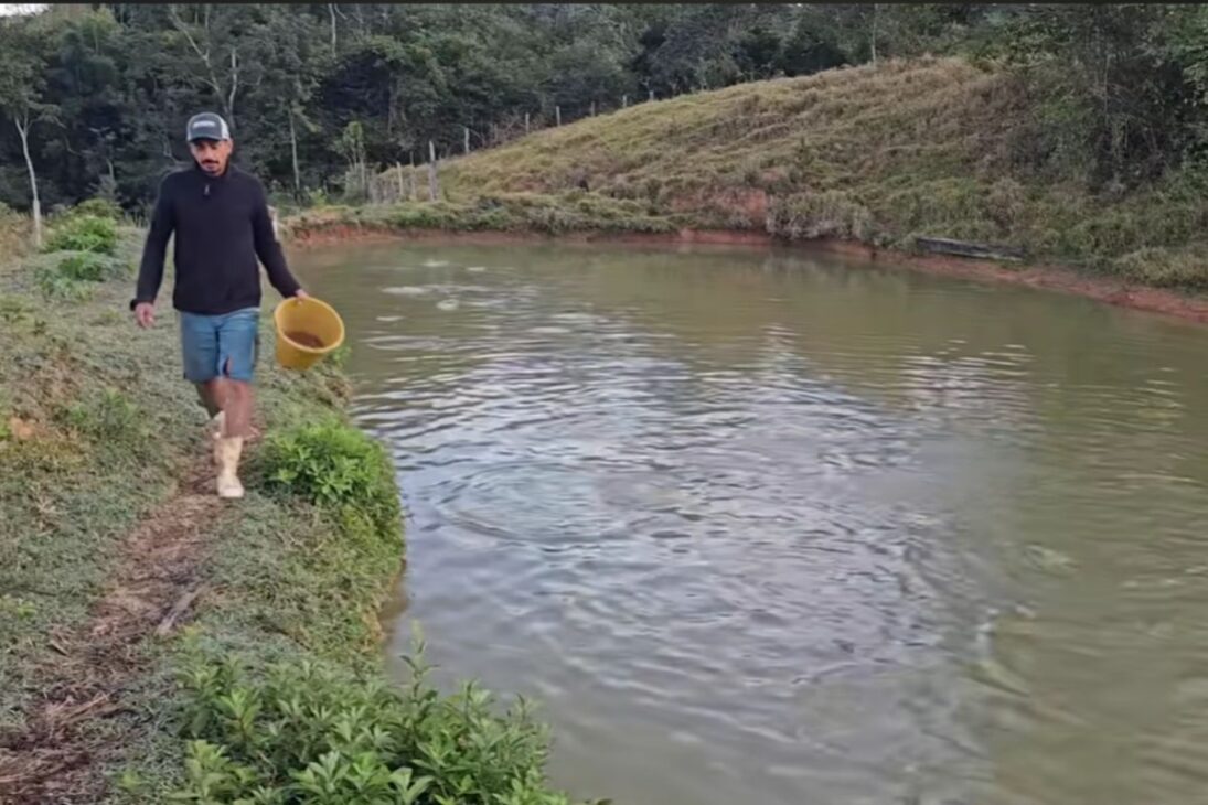 Historia real del padre que vive aislado en el campo con su hija, que cuida de 15 mil peces, vacas y gallinas, preserva la mata nativa y transforma el sitio en paraíso.