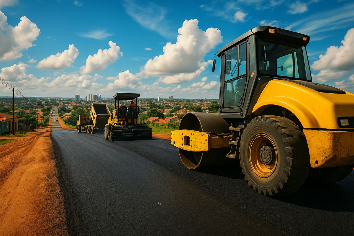Em Campo Grande, o maior pacote de asfalto da história vai levar asfalto a 33 bairros e transformar a mobilidade urbana com drenagem e novas obras