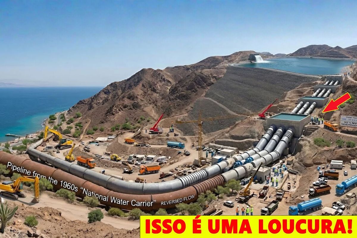 Em Israel, o megaprojeto de água reverte o Kineret e transforma o lago em reserva estratégica, mostrando como água e tecnologia redefinem o futuro hídrico do país.