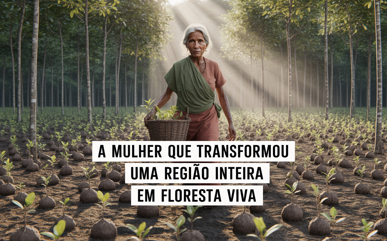 Com mais de 30 mil árvores plantadas e apenas suas mãos, Tulsi Gowda transformou uma região inteira em floresta viva e ficou reconhecida internacionalmente como “Enciclopédia da Floresta”