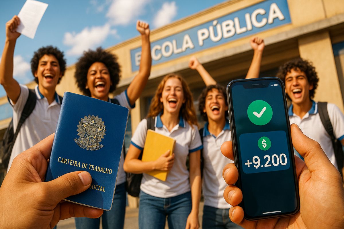 Governo Federal paga benefício no Enem 2025 com o programa Pé-de-Meia, apoiando alunos do ensino médio da rede pública com incentivo financeiro para estudar