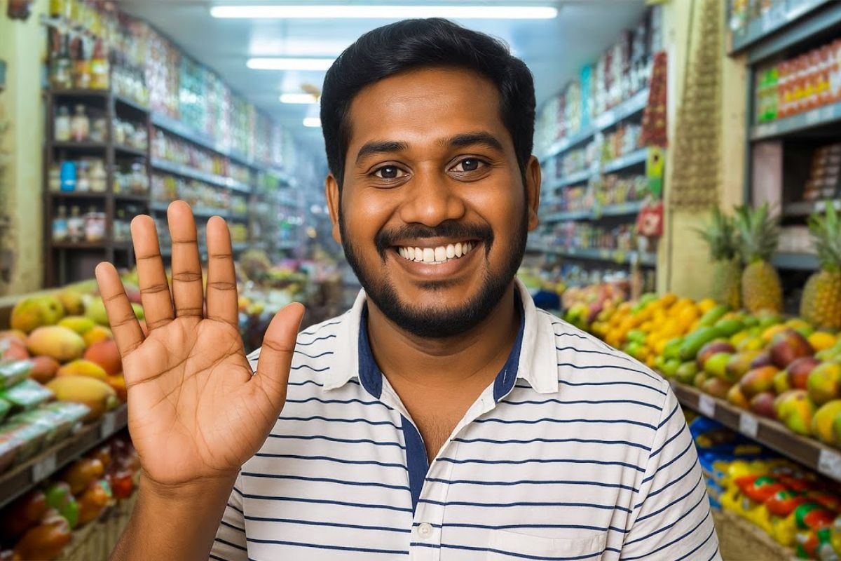 Homem que trabalha 365 dias por ano, trabalhador migrante em trabalho nas Seychelles, mostra a vida nas Seychelles longe da família na Índia.