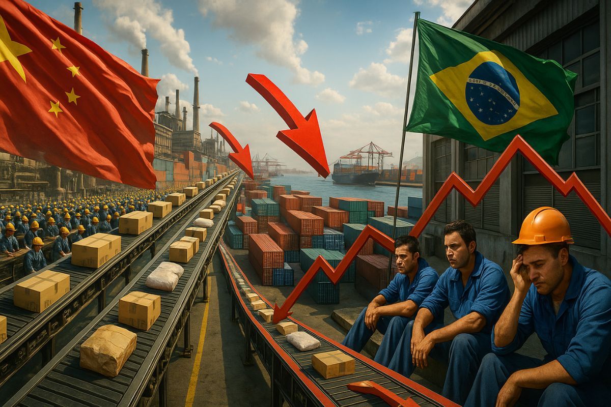 China e dumping pressionam o mercado; medidas antidumping buscam proteger empregos no Brasil e a indústria brasileira.