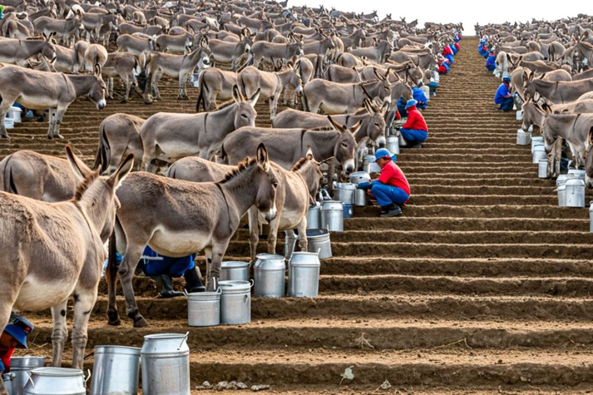 Dentro de uma Fazenda moderna, jumentos e veados geram carne premium, leite raro, peles e chifres medicinais, em um sistema agrícola lucrativo que transforma animais em produtos de alto valor.