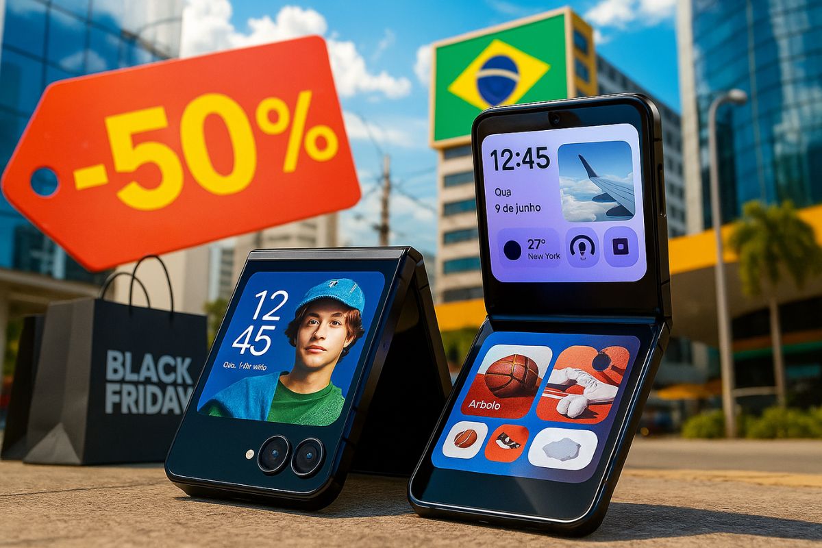 Galaxy Z Flip7 FE entra no esquenta da Black Friday por R$ 3.499, mantém ficha técnica de topo e garante 7 anos de atualizações, virando o dobrável mais interessante do momento.