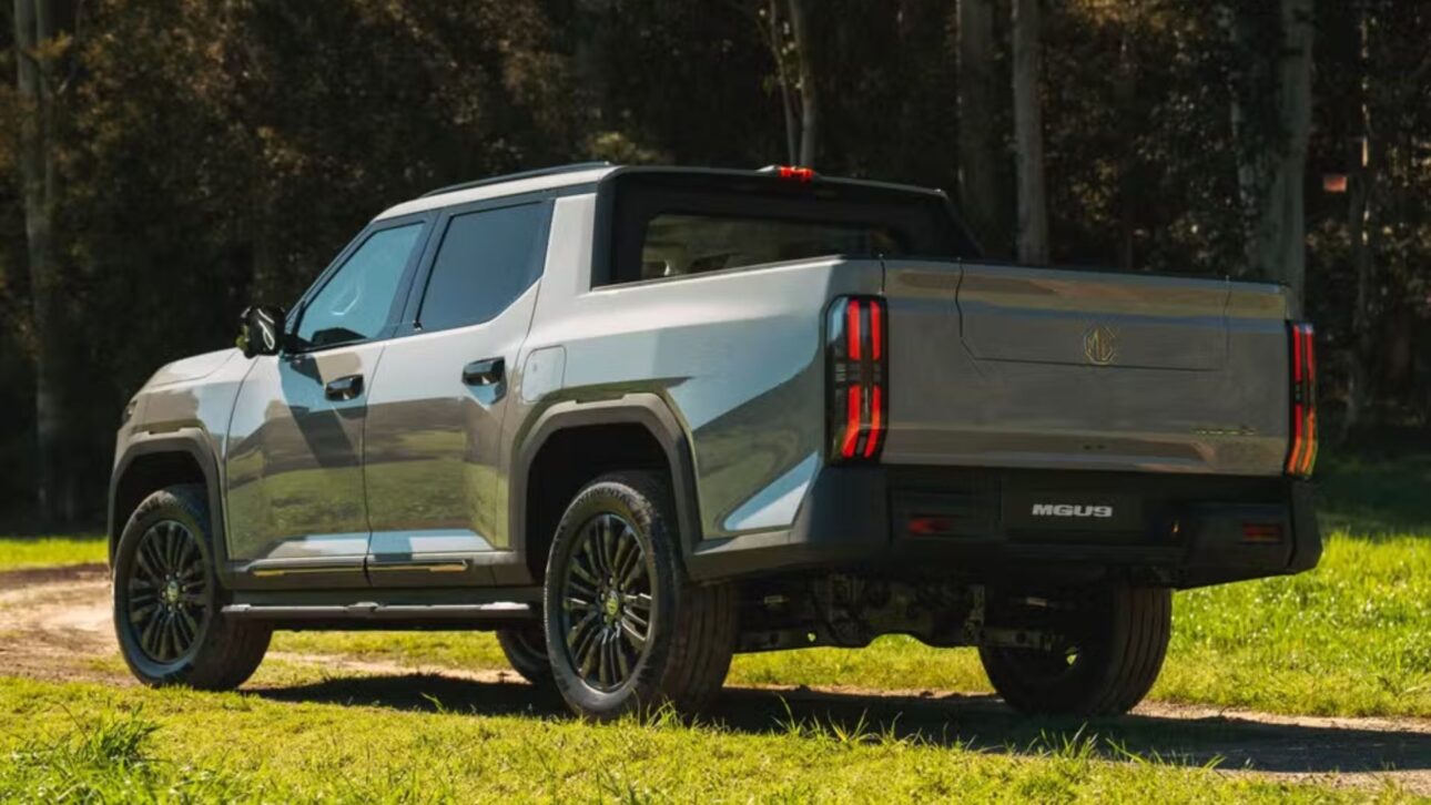 MG U9, la “Amarok china”, llega a Brasil con motor diésel de 224 cv, 1.000 km de autonomía e caja integrada a la cabina.
