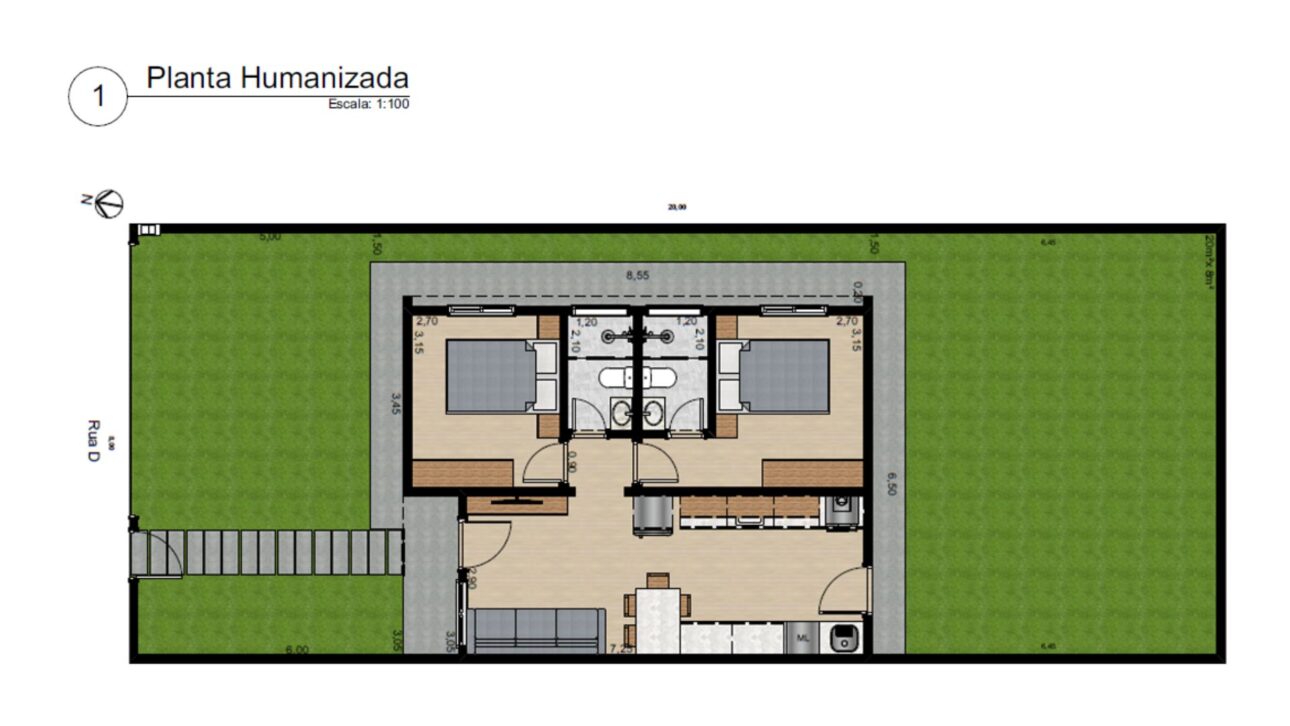 Casa prefabricada de 52 m² en steel frame cuesta R$ 21 mil y llega lista para montaje, reforzando la tendencia de la construcción modular.