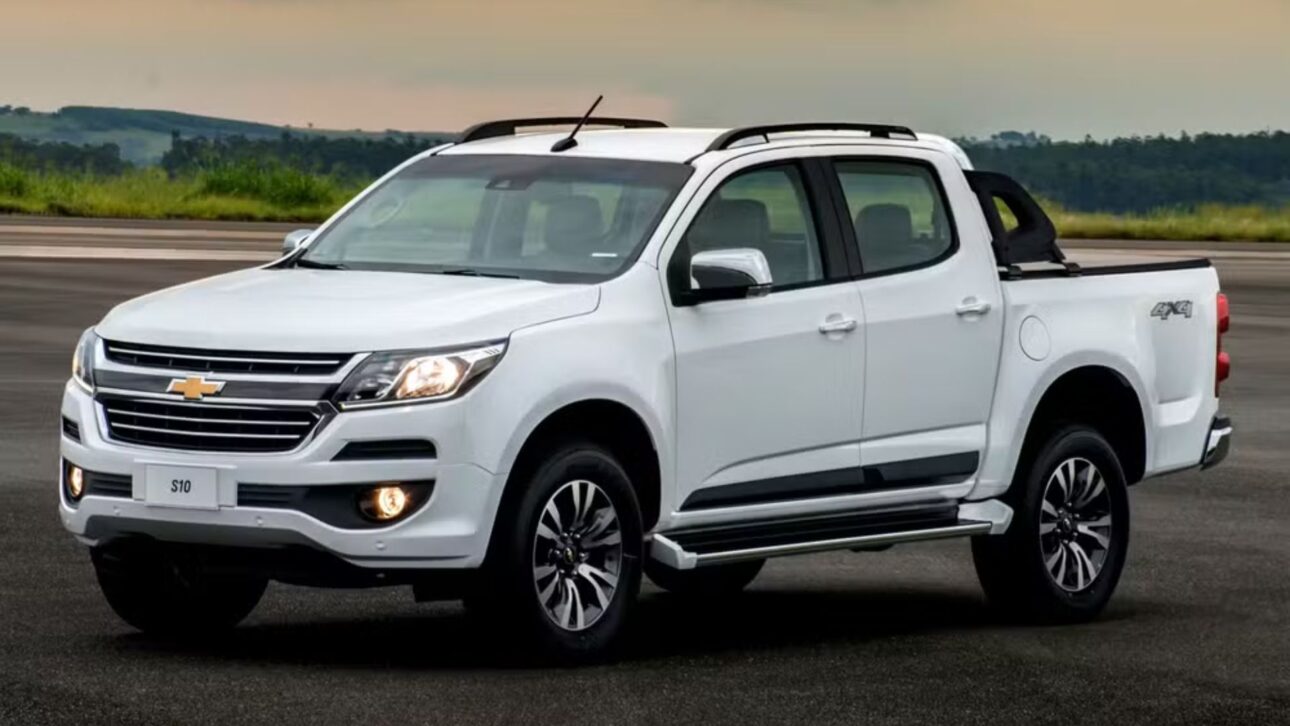 Chevrolet S10 2.5 flex — Pickup mediana flex de 206 cv entrega potencia, robustez y buena capacidad de carga sin recurrir al motor diésel. (Imagen: reproducción)