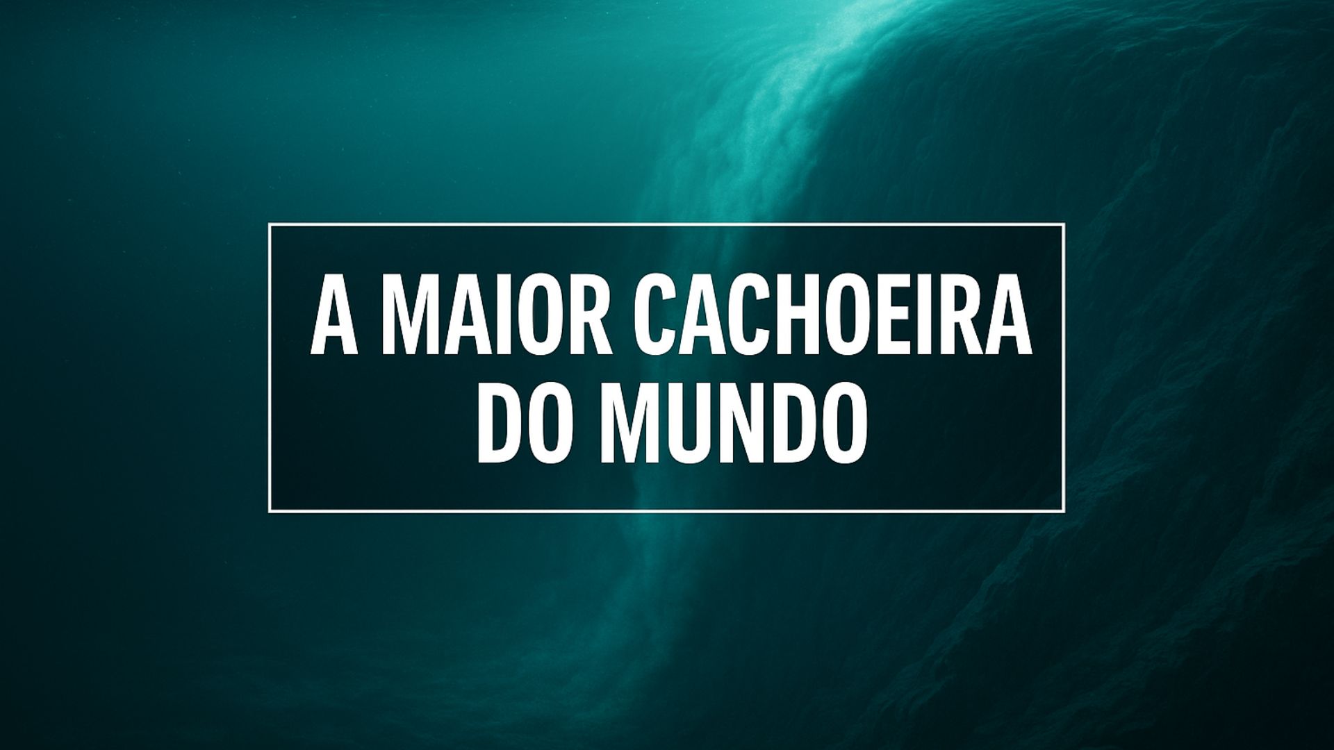A maior cachoeira do mundo fica submersa no Estreito da Dinamarca, com 3,5 km de altura e enorme impacto na circulação dos oceanos.