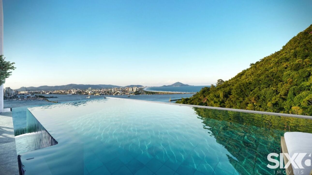 Edificio Infinitá Treehouse en Itajaí reúne piscina suspendida, bosque vertical y apartamentos de lujo que superan R$ 20 millones.