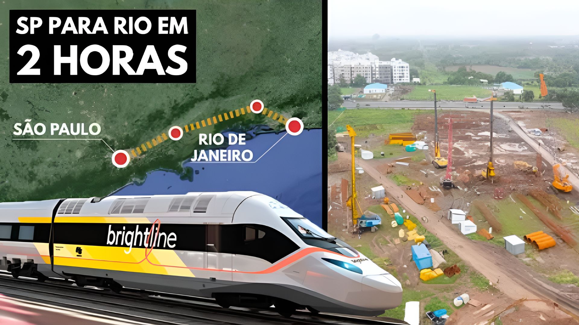 Projeto do trem-bala entre SP e RJ avança com traçado, investimentos e previsão de obras, enquanto tecnologias chinesas elevam a disputa global.