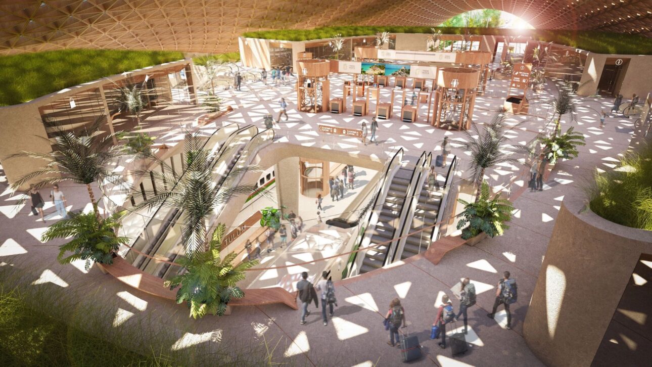 Estación moderna del Tren Maya, en el tramo de Tulum, integra turismo y transporte ferroviario en el sureste de México. (Imagen: InMexico)