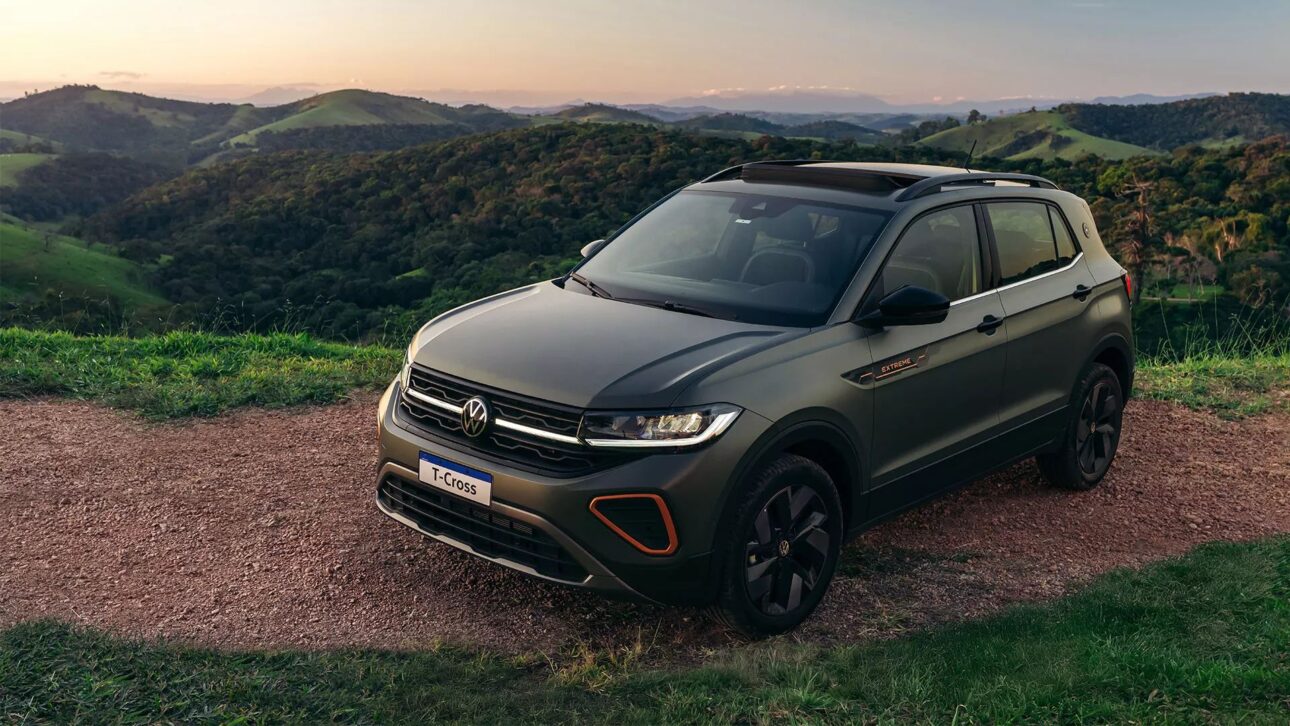 T-Cross 2026 llega con cinco versiones, motor turbo, precios actualizados y maletero modulable, manteniendo liderazgo entre los SUVs compactos de Brasil.