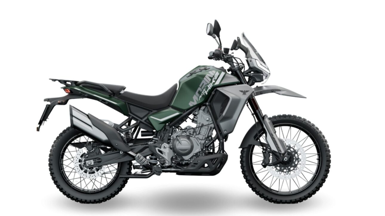 La Moto Morini Alltrhike 450 llega a Brasil con motor bicilíndrico, ruedas 21/17 y panel con navegación para disputar el segmento de las 450 cc.