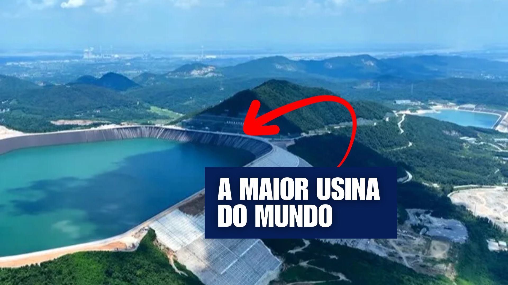 China inaugura usina de bombeamento com barragem recorde de 182 m e 1,3 GW de potência instalada, ampliando o armazenamento hidrelétrico na província de Jiangsu.