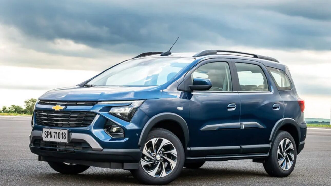 Chevrolet Spin: minivan espaciosa con opción para siete lugares y baúl versátil, ideal para viajes en familia. (Imagen: reproducción)