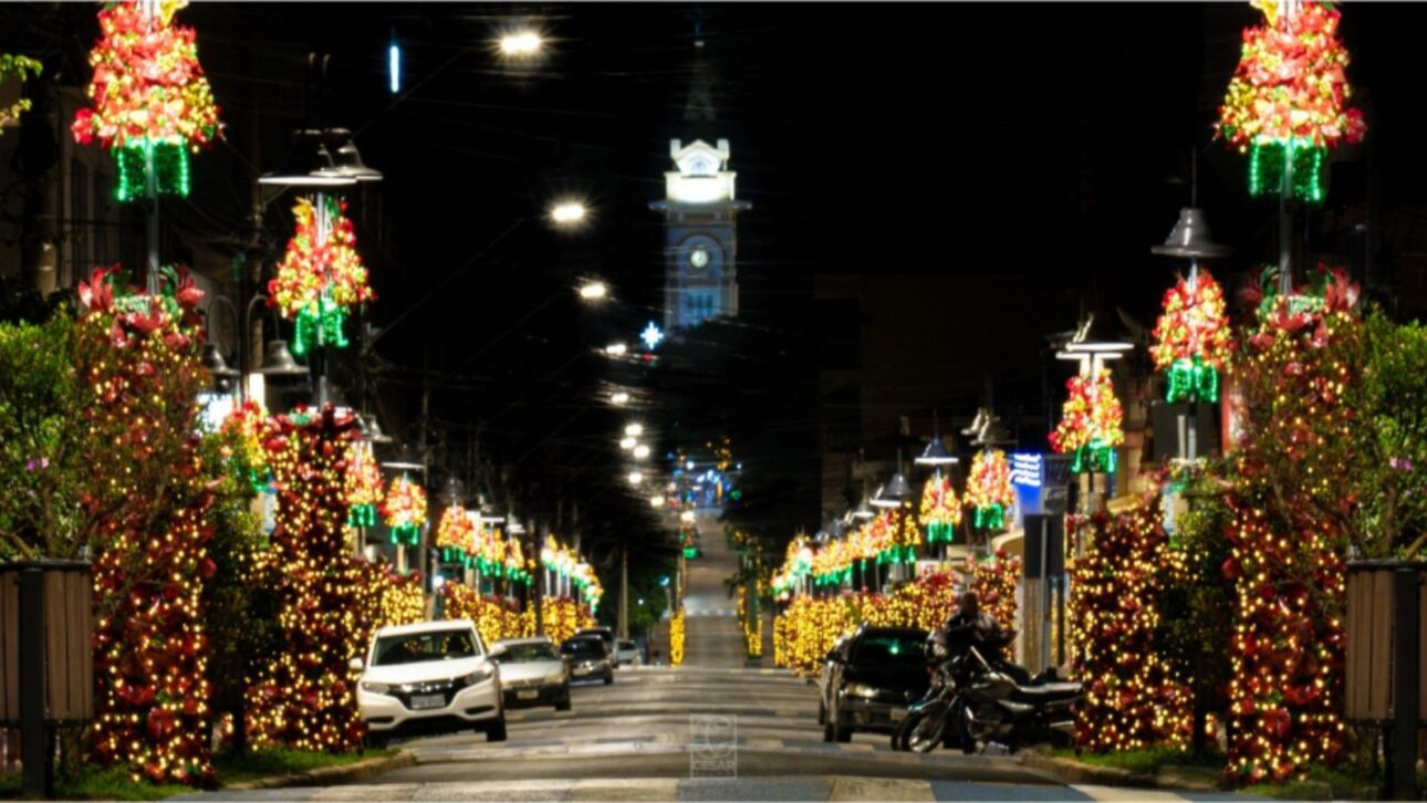 Evento Luzes de Natal transforma Socorro en destino turístico con decoración especial, atracciones culturales, deportivas y acciones ambientales.