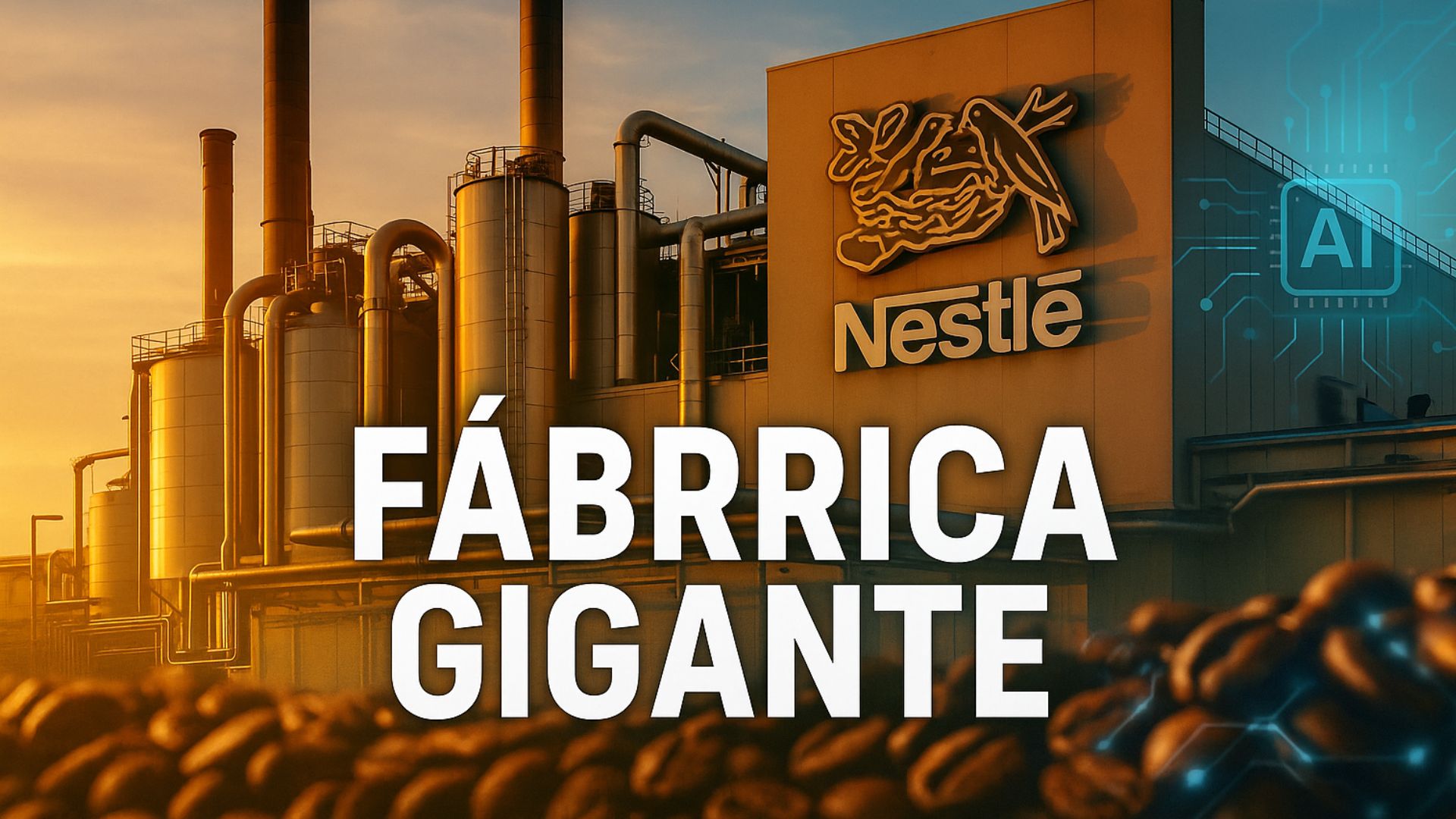 A Nestlé investe R$ 1 bilhão até 2028 para modernizar sua fábrica de café solúvel em Araras com IA e ampliar exportações globais.