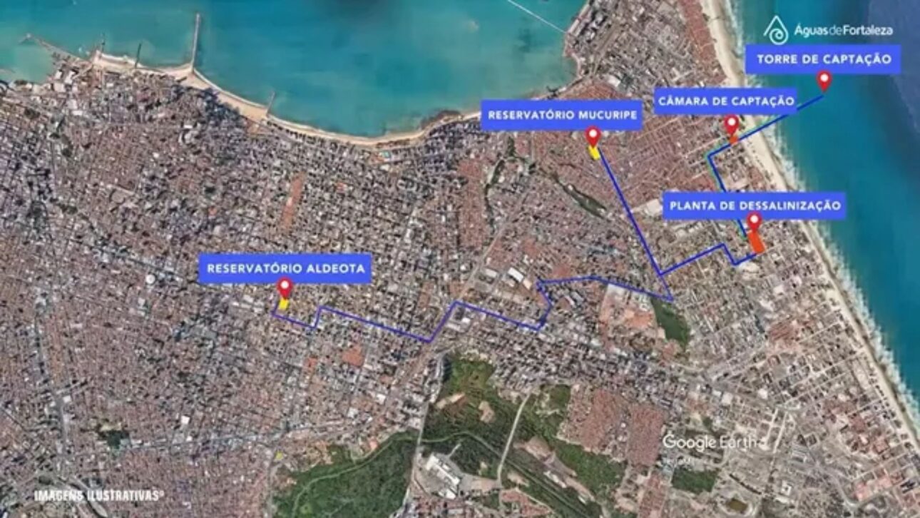 Fortaleza Gana La Mayor Planta De Desalinización De Brasil: 86 Millones De Litros De Agua Potable Por Día Directo Del Mar Con Ósmosis Inversa Para Combatir La Sequía En Ceará.