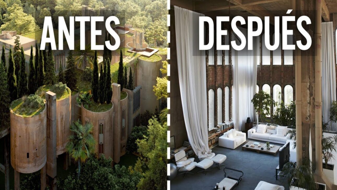 La antigua fábrica de cemento transformada por Ricardo Bofill en Barcelona revela cómo la arquitectura puede reinventar ruinas industriales con creatividad.