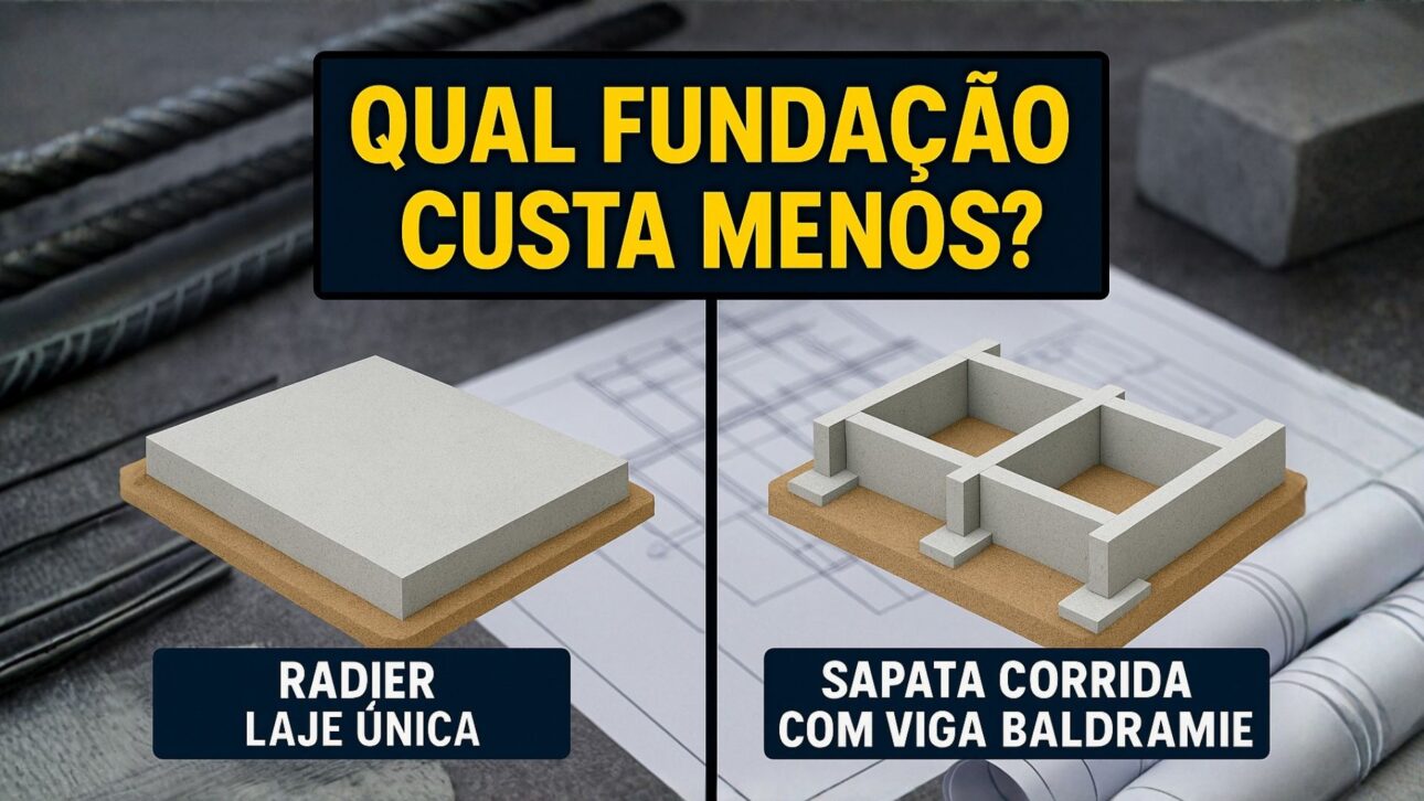 Comparativo real entre fundación en radier y en sapata corrida con viga baldrame para casas populares: precio, plazo y materiales.
