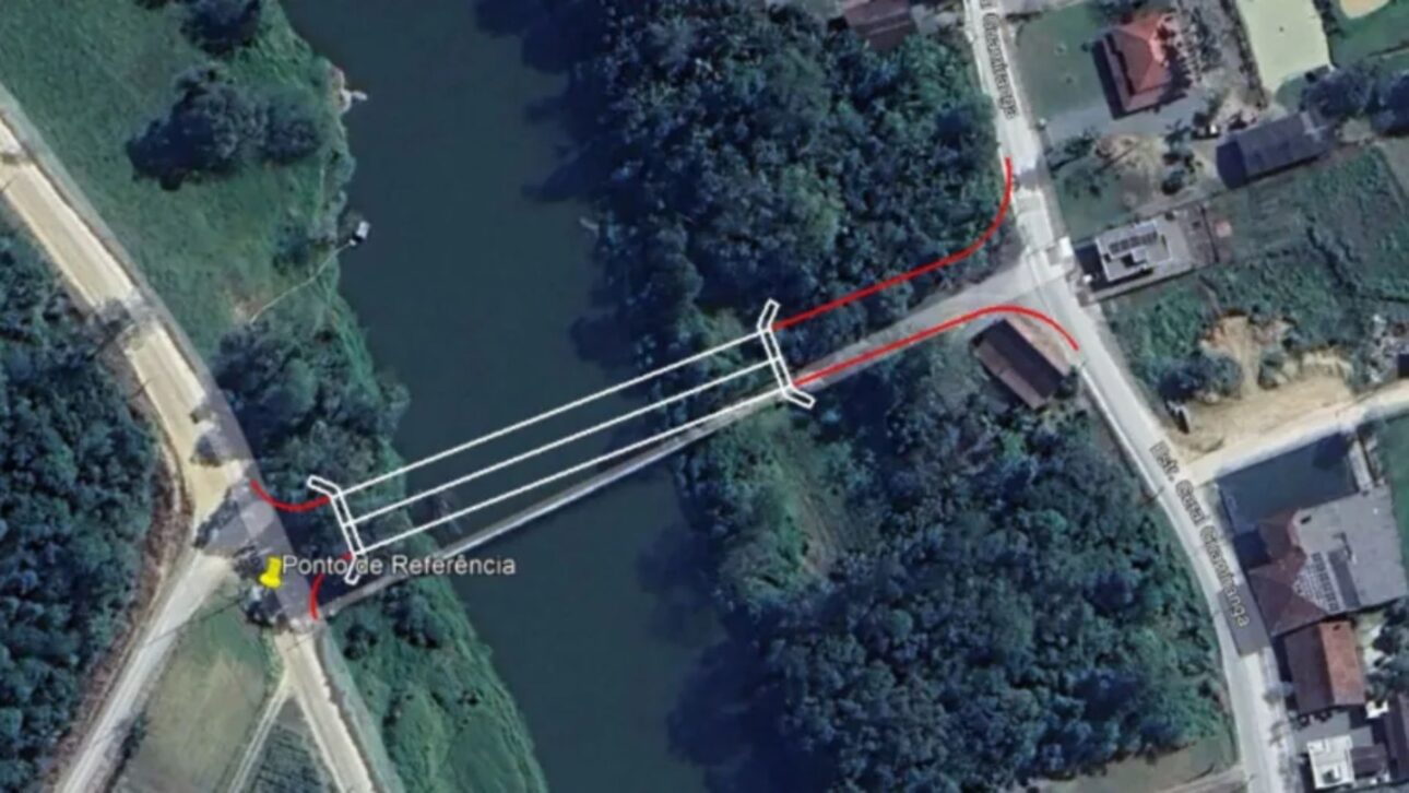 Nueva puente sobre el Río Itapocu en SC eliminará desvío de 16 km entre Araquari y Guaramirim con inversión de R$ 12,1 millones.