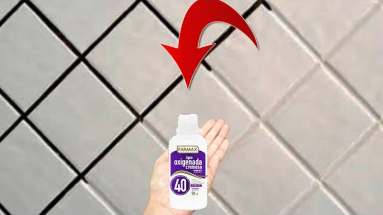 La mezcla de bicarbonato y agua oxigenada se viraliza por aclarar juntas, reducir moho y renovar pisos de baño y cocina gastando muy poco.