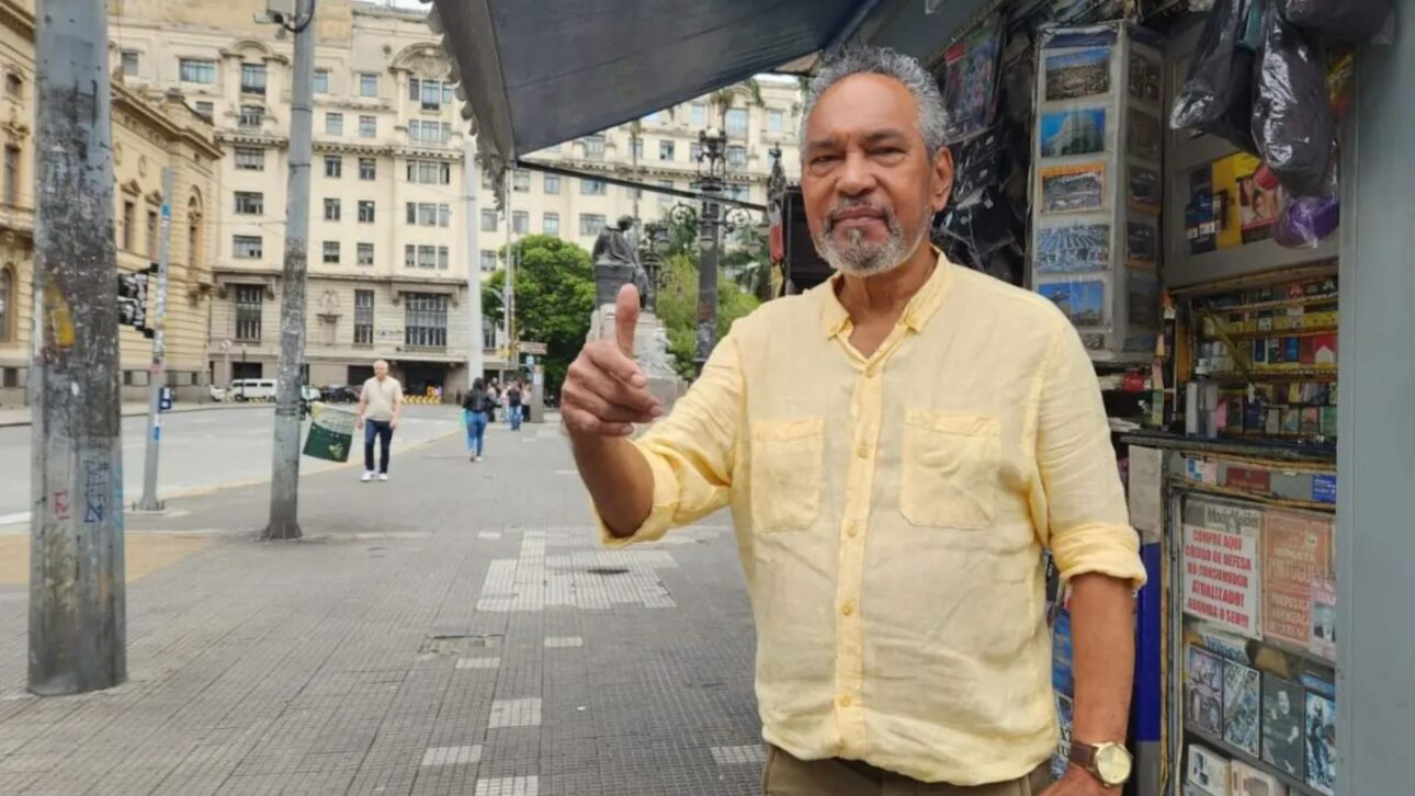 Bancas de periódicos serán reubicadas y un retroceso para coches por aplicación será hecho junto al Shopping Light, parte de la intervención en el centro. (Imagen: Metrópoles)