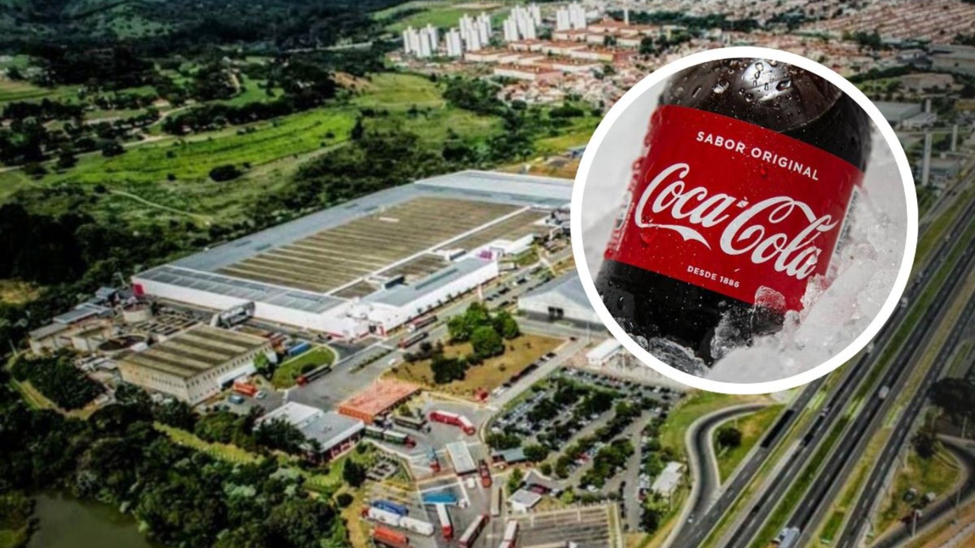 A maior fábrica da Coca-Cola no mundo opera em Jundiaí com produção de 2 bilhões de litros e logística que abastece grande parte do Sudeste.