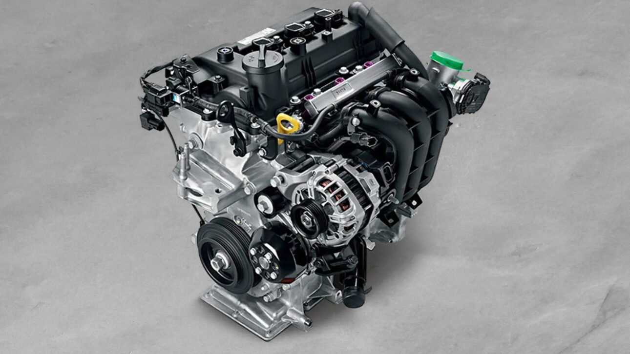 Motor Hyundai Kappa de HB20 visto desde arriba — proyecto confiable con buena disponibilidad de piezas de repuesto. (Imagen: HB20FanPage)