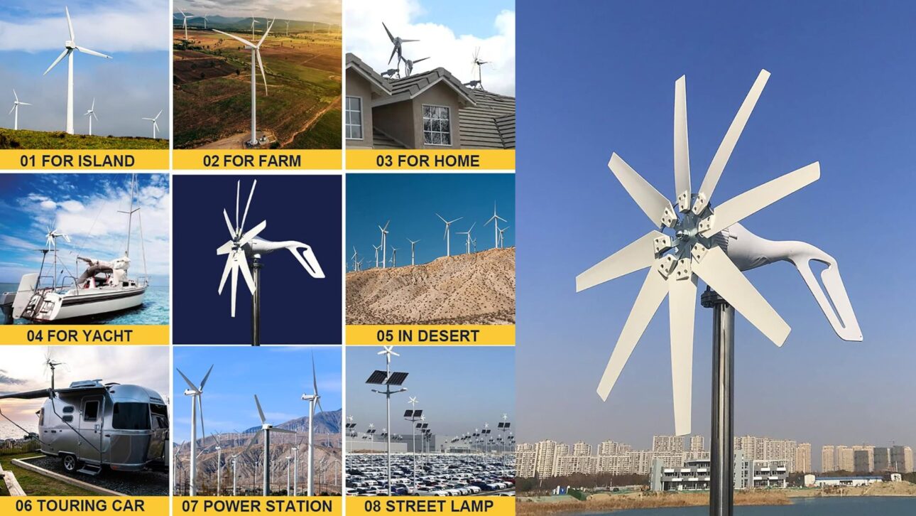 Turbina eólica de 12.000W por menos de R$ 3 mil promete reducir gastos y ampliar la generación residencial de energía limpia, según el fabricante.