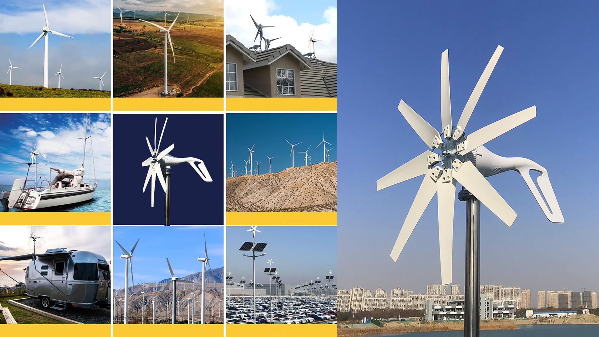 Turbina eólica de 12.000W por menos de R$ 3 mil promete reduzir gastos e ampliar a geração residencial de energia limpa, segundo a fabricante.