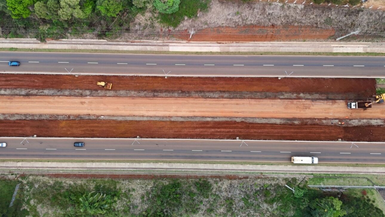 Paraná amplía el uso de concreto en carreteras, alcanza 500 km en obras y apuesta en durabilidad, tecnología y menor costo de mantenimiento. (Foto: Ari Dias/AEN)