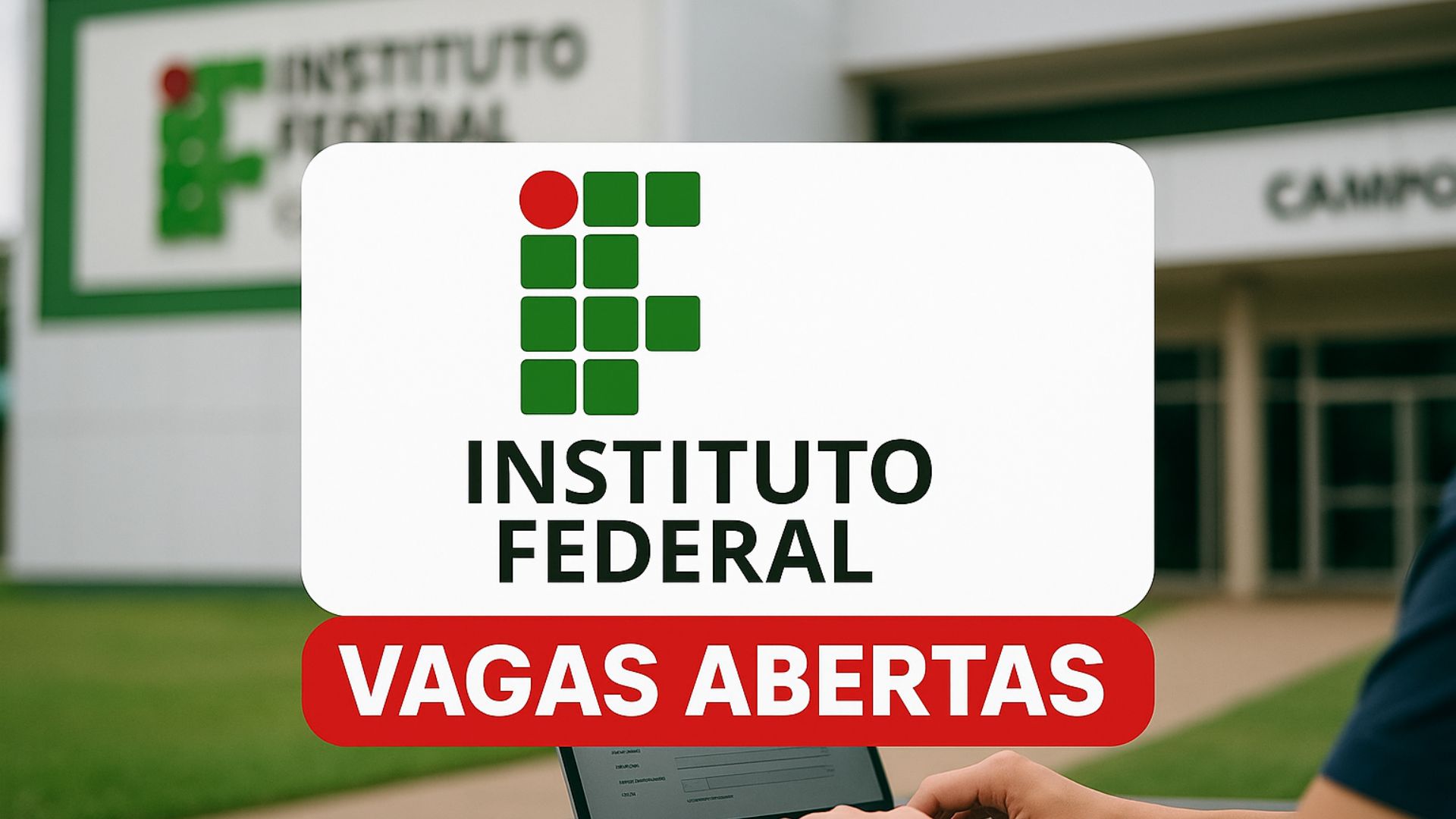 IFMS abre vagas gratuitas para cursos técnicos EAD semipresenciais com seleção por sorteio e início em 2026. Inscrições até 14 de dezembro.