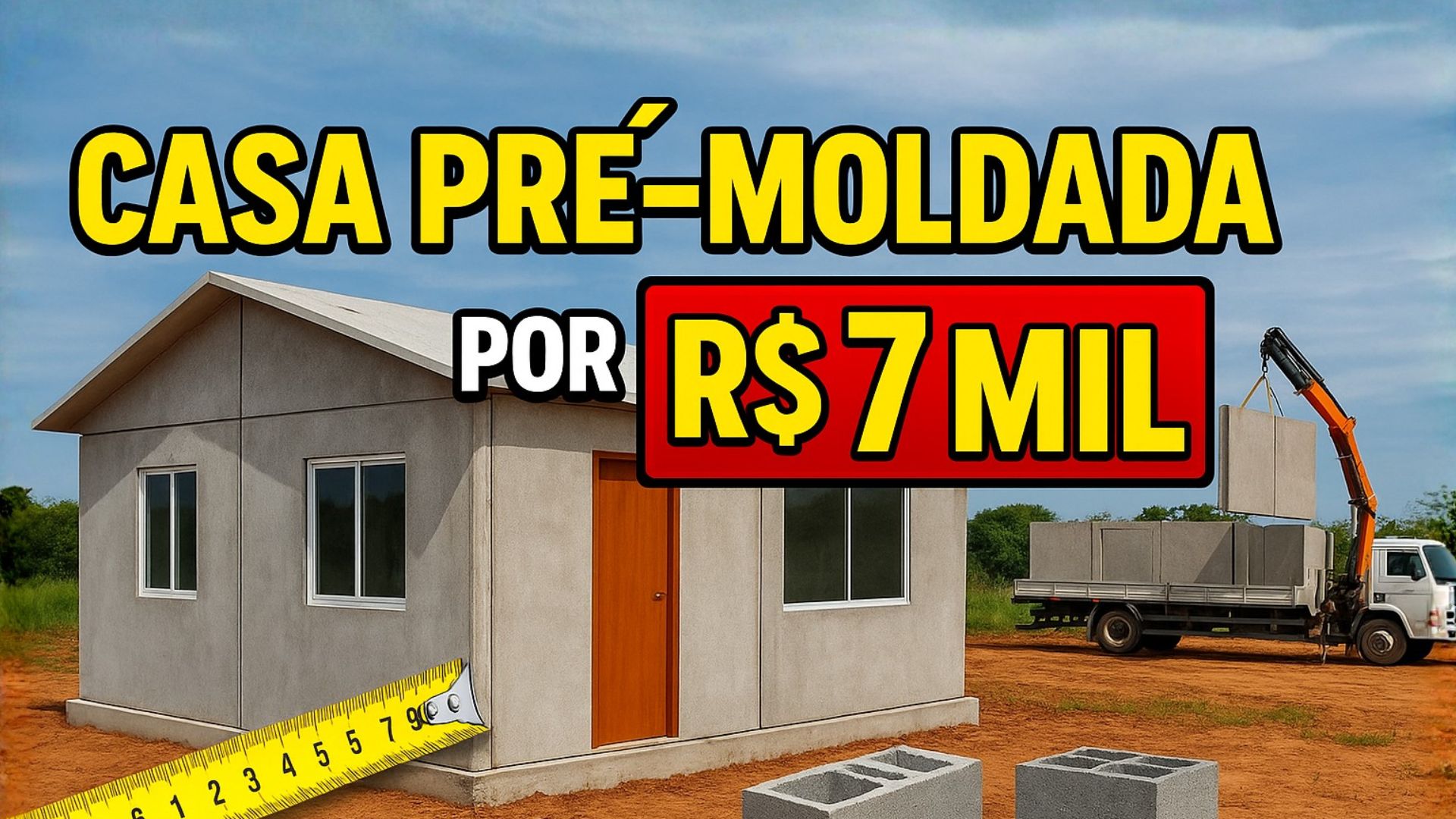Casas pré-moldadas de concreto prometem obra rápida e kits a partir de R$ 7 mil; veja como funcionam, vantagens, limitações e custos reais.