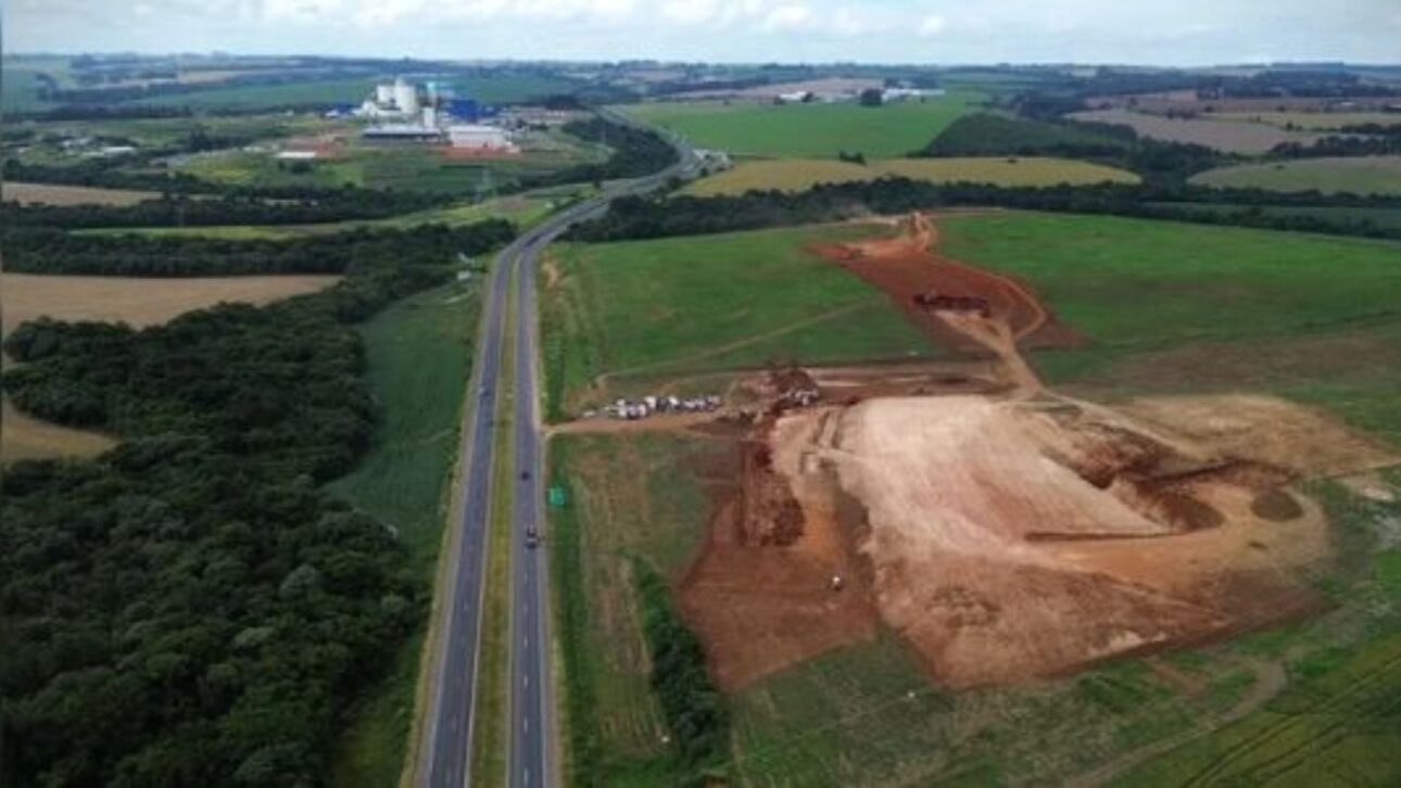 Terreno de 413,2 mil m² Adquirido para Instalación de la Planta de Nissin en Paraná. (Imagen: Gobierno de Paraná)