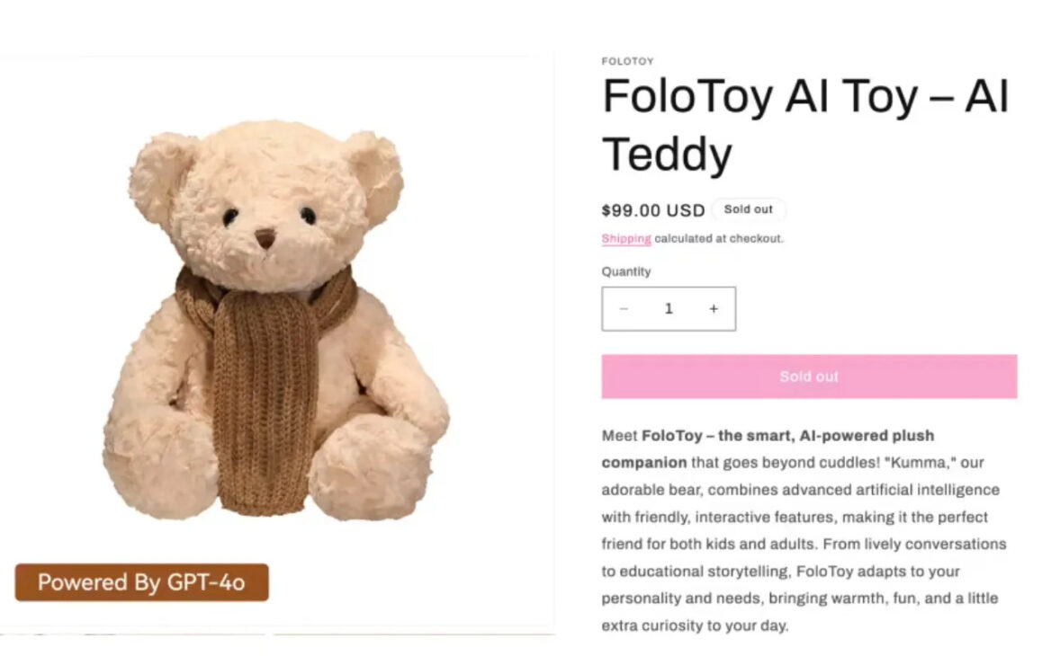 Kumma, oso de peluche con IA