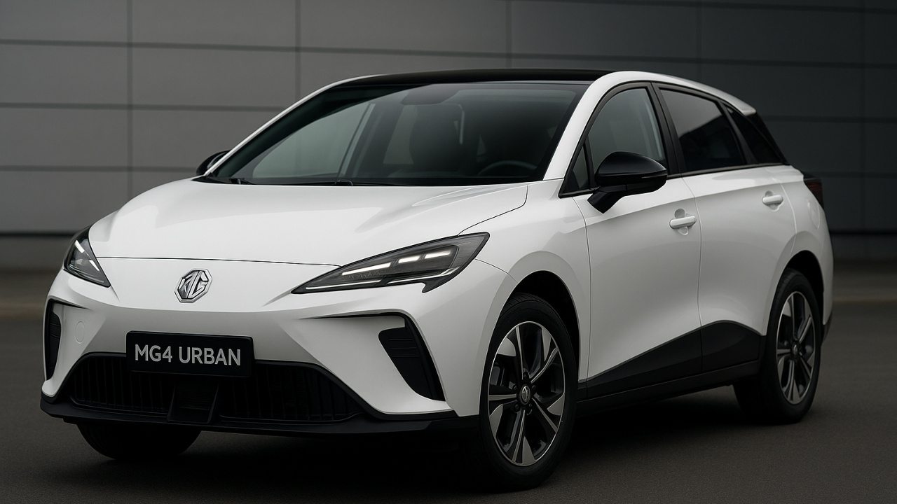 MG4 Urban vem ao Brasil em 2026 para ser rival do BYD Dolphin; modelo chega maior, com 437 km de autonomia e preço mais competitivo.
