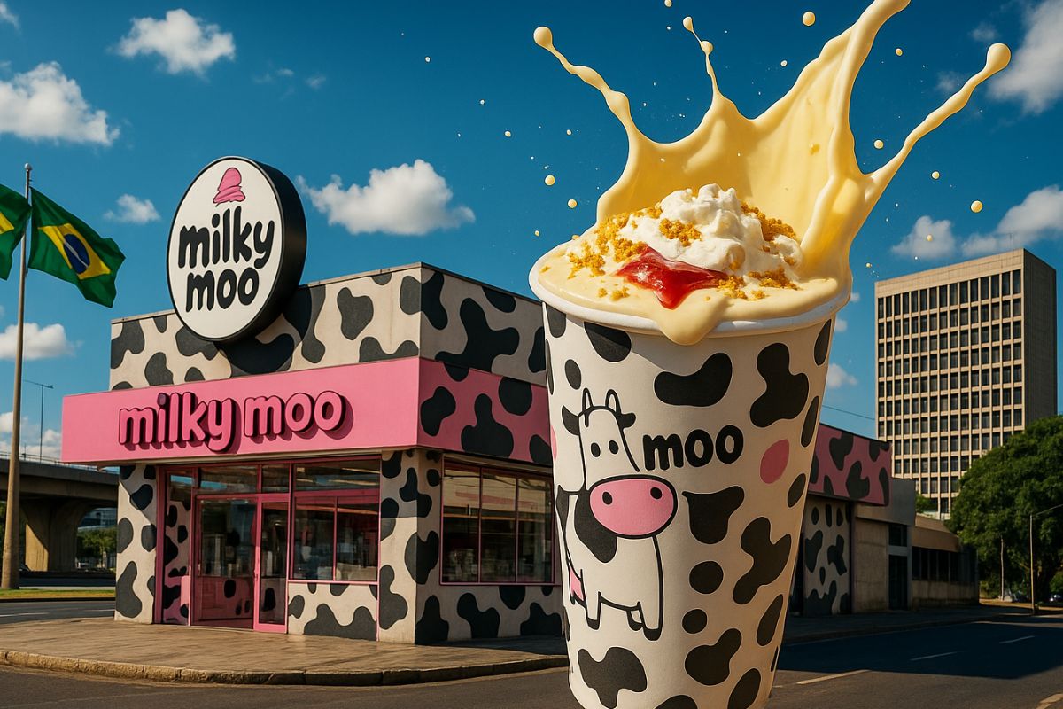 Fundada em Goiânia, a MilkMu transformou o milkshake em negócio global com modelo de franquia simples, crescimento acelerado e sólida expansão internacional.