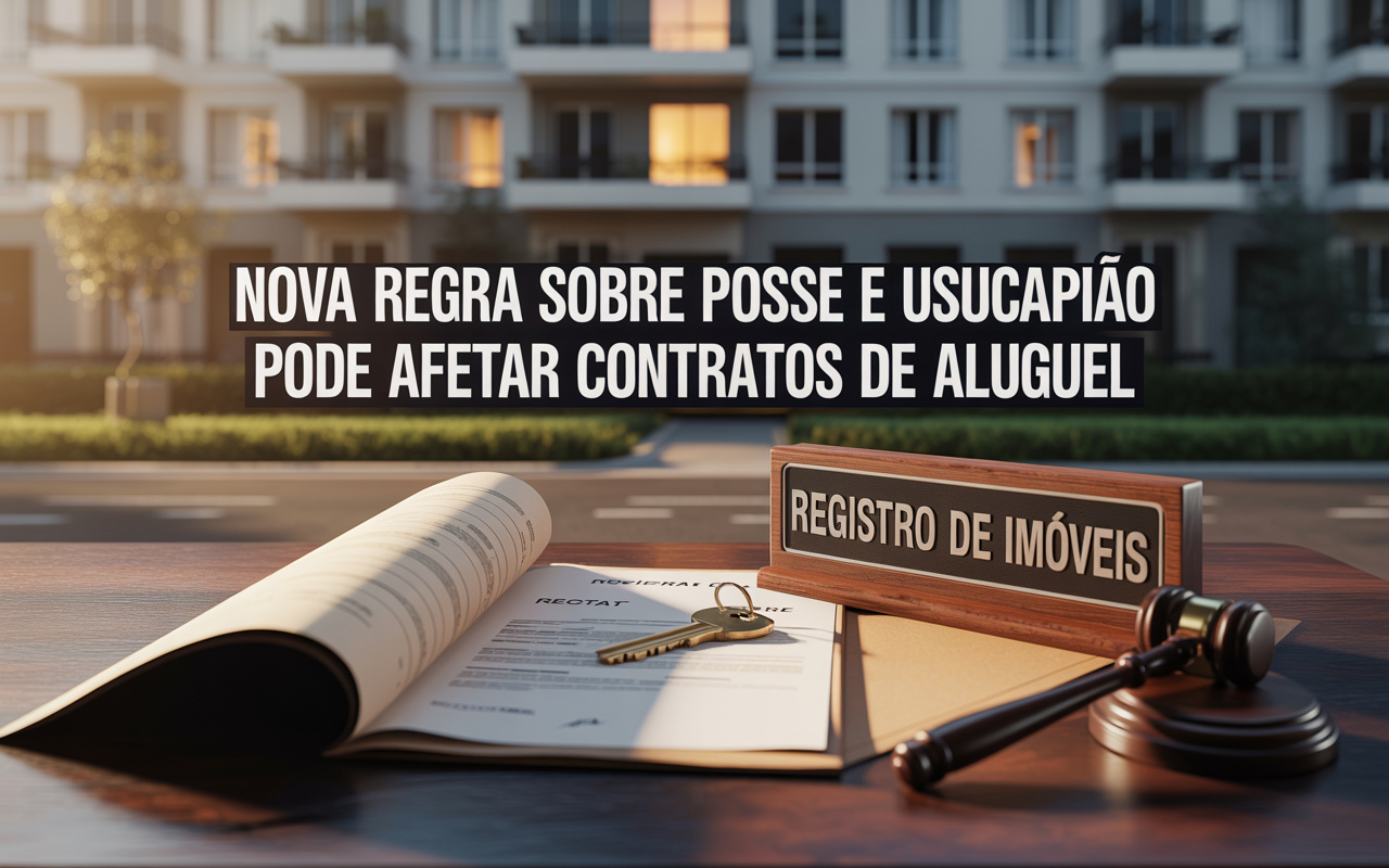 Nova regra sobre posse e usucapião pode afetar contratos de aluguel em áreas urbanas: mudanças no registro de imóveis levantam risco de litígios e preocupam inquilinos e proprietários